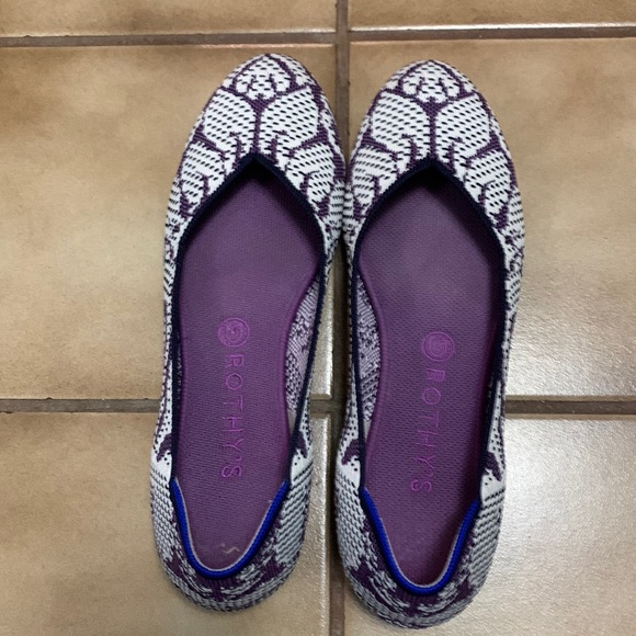Rothy's Shoes - Rothy's the Flat in Violet Wisteria size 10 EUC